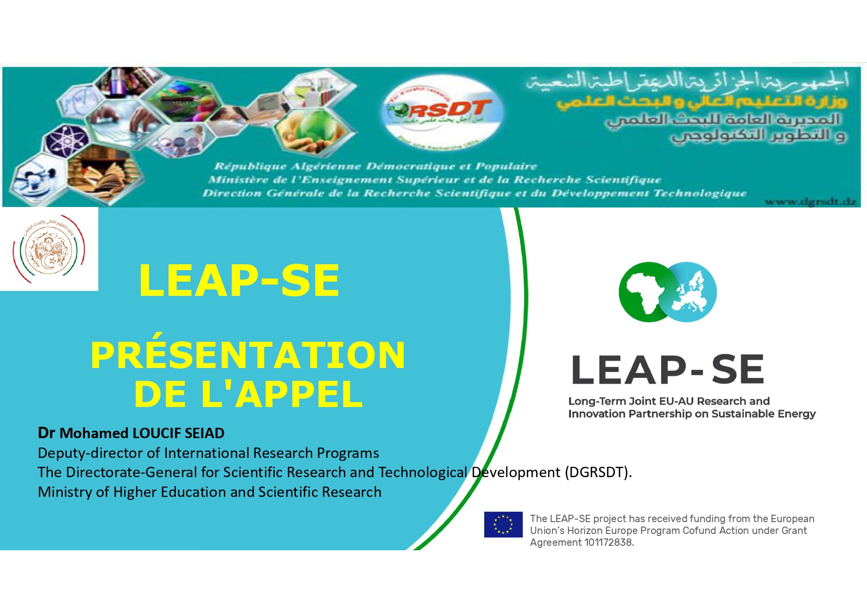 Programme LEAP-SE 2025